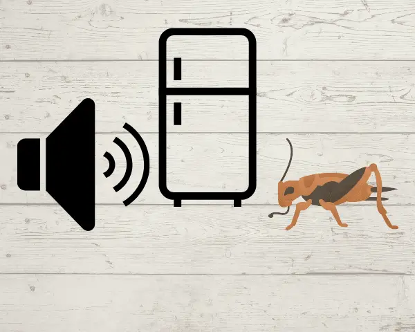 use ultrasonic sound to move the crickets